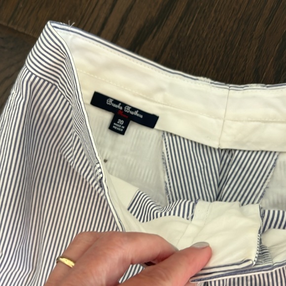 Brooks Brothers like new seersucker pant slacks 20 or men’s small - Picture 4 of 6